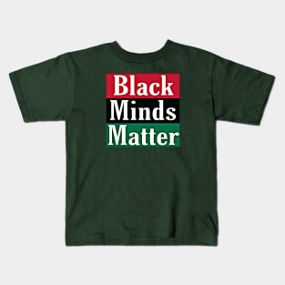 Black Minds Matter - Double-sided Kids T-Shirt